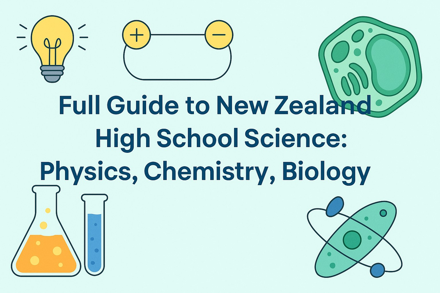Full Guide to New Zealand High School Science: Physics, Chemistry, Biology